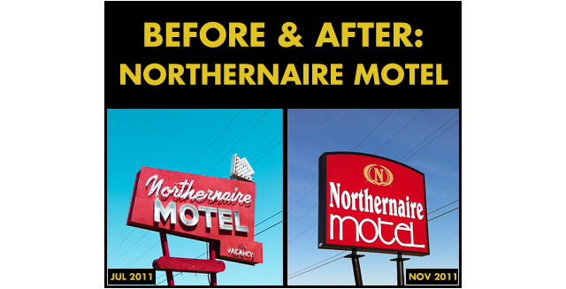 Before & After - Northernaire Motel